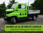 Užitkový elektromobil k dlouhodobému pronájmu